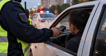 Выпил и сел за руль без прав: поездка в Актау закончилась арестом