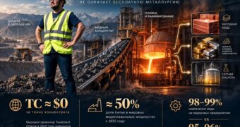 Мировая цена переработки меди обнулилась — чем это грозит металлургии Казахстана
