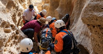 Сорвавшийся в ущелье Ыбыкты сай мужчина попал в реанимацию