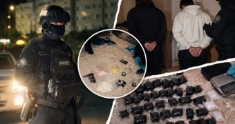 Обыск и задержание подозреваемых в Актау показала полиция