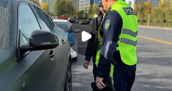 В Казахстане BMW отправили на штрафстоянку не за скорость, а за собственную внешность