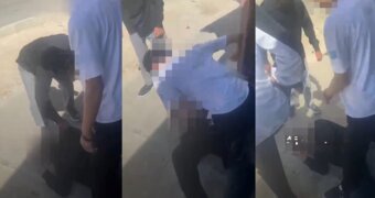 В Instagram-пабликах Актау появилось видео избиения мужчины подростками