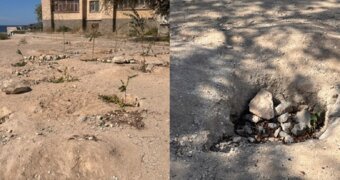 Камни под ногами, лунки на пути — в Актау дорога в школу превратилась в полосу препятствий