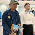 В Актау на участке №254 первым отдал свой голос 53-летний житель