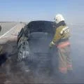 Автомобиль на трассе и частный дом: что горело за неделю в Мангистау