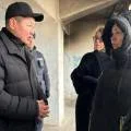 Помощь пострадавшим: аким Актау встретился с погорельцами 9 дома в 4 микрорайоне