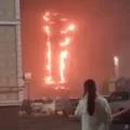 В Актау ночью произошел крупный пожар: обошлось без пострадавших