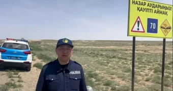 «Оповещения» для водителей появились в пригороде Актау