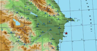 В Каспийском море произошло землетрясение
