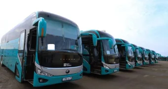 В Мангистау запустили новый автобусный маршрут Курык-Жетыбай
