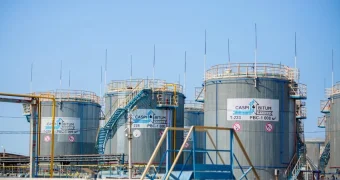 Завод «Caspi Bitum» изнутри