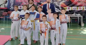 Каратисты из Актау стали победителями сразу на двух турнирах в Алматы