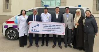 ТОО «Кен-Сары» подарило новую «cкорую помощь» жителям Мангистауского района