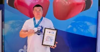 Боксёр из Мангистау завоевал бронзу на чемпионате Казахстана среди полицейских