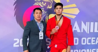 Самбист из Мангистау завоевал «бронзу» чемпионата Азии и Океании