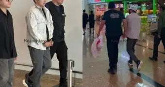 Блогера Кайсара Камзу заметили в аэропорту Вьетнама при возвращении в Казахстан под конвоем