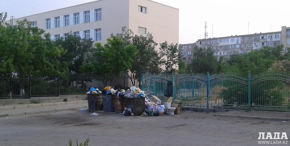 Переполненные мусором контейнеры. Фото автора