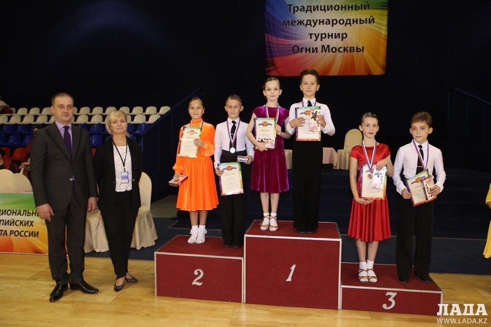 Алина Аверченко и Богдан Меньшенин (второе место). Фото предоставлено участниками турнира