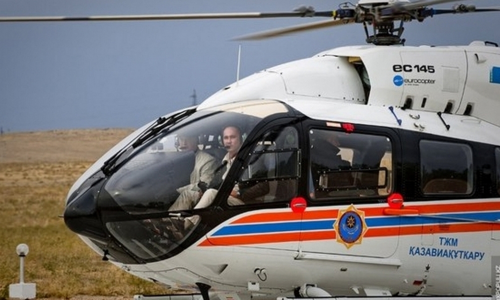 Вертолет ЕС-145. Фото с сайта Bnews.kz