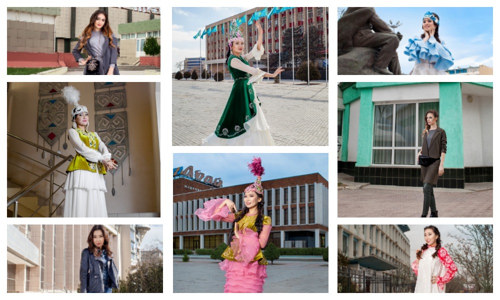 Участницы конкурса Miss Yessenov University