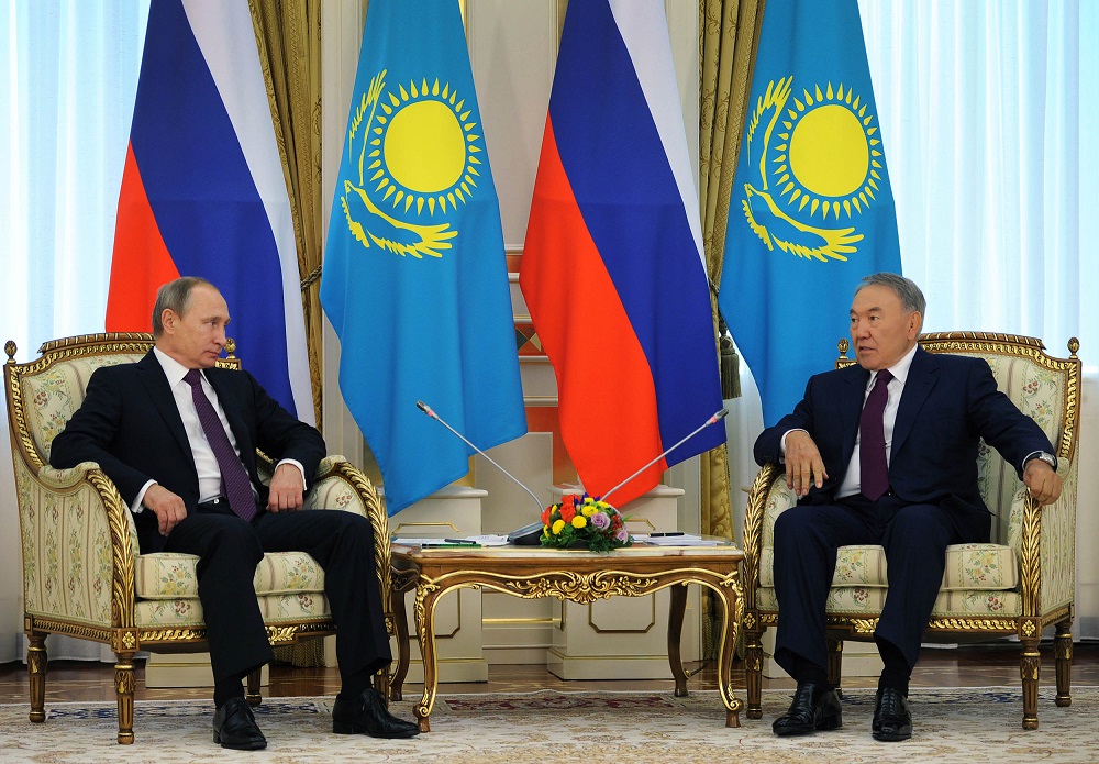 Владимир Путин и Нурсултан Назарбаев. Фото из архива Akorda.kz