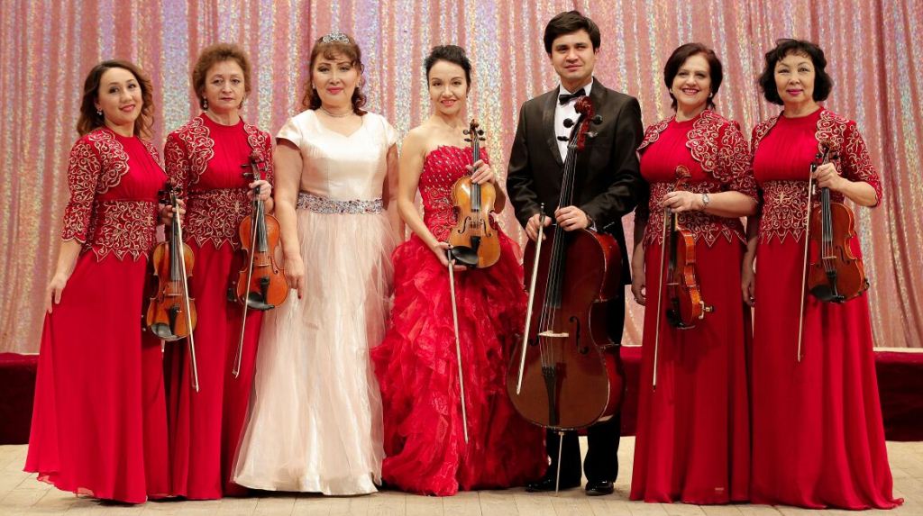 Симфонический оркестр филармонии. Фото предоставлено Н.Арзымбетовой