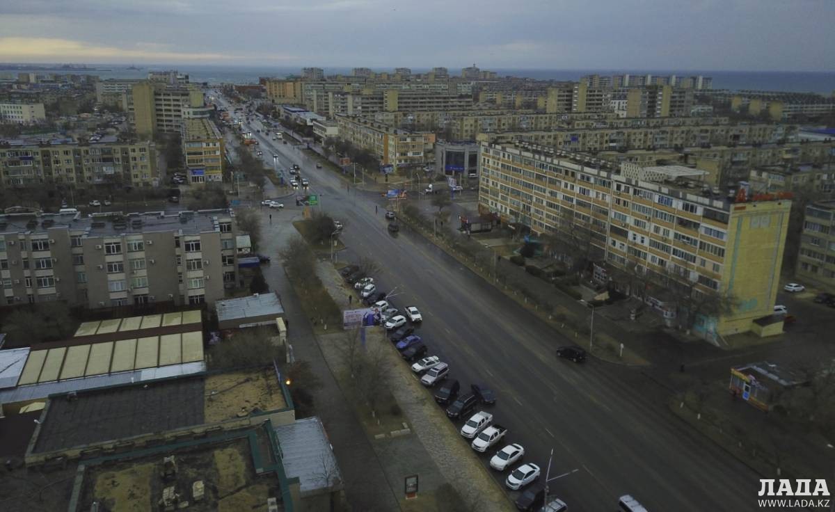 Гололёд В Актау. Фото Рашида Исмагилова