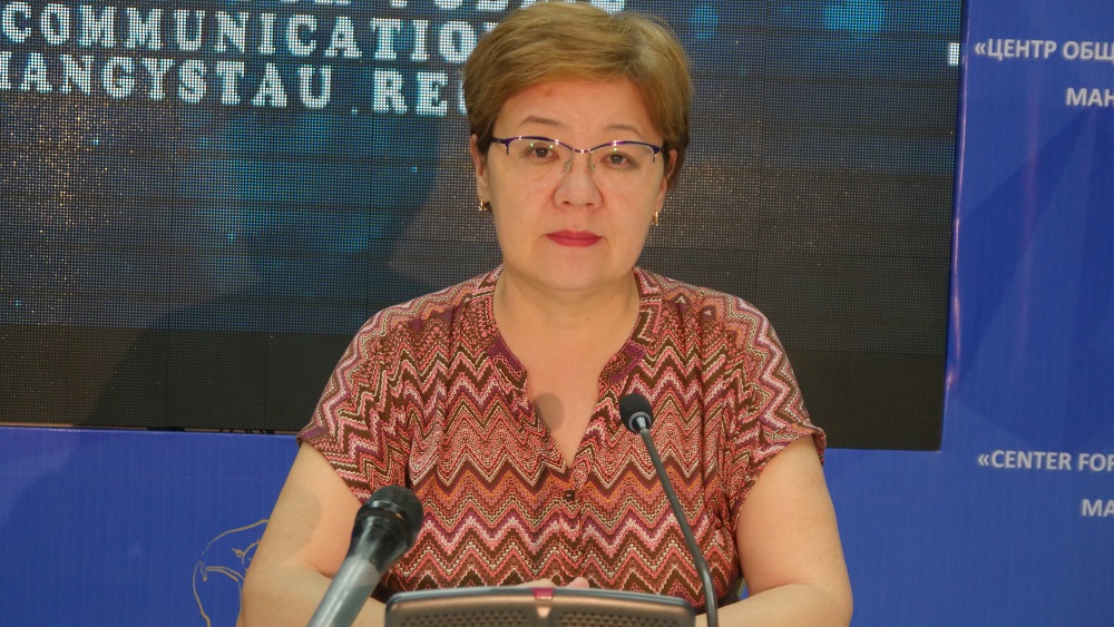 Ж. Жаманбаева, руководитель управления здравоохранения Мангистау