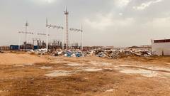 Мусорная свалка, на участке позади магазина Мастер дом, перед ГПП «Хазар».