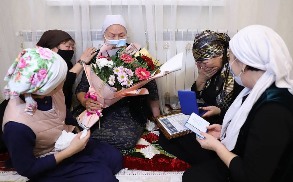 Награду вручили родителям в Актау Мейрхан Битим посмертно