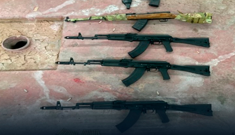 Изъятое оружие. Фото пресс-службы КНБ РК