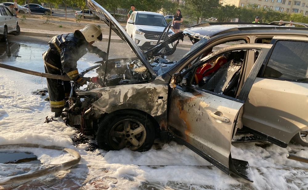 Загорелся автомобиль сегодня