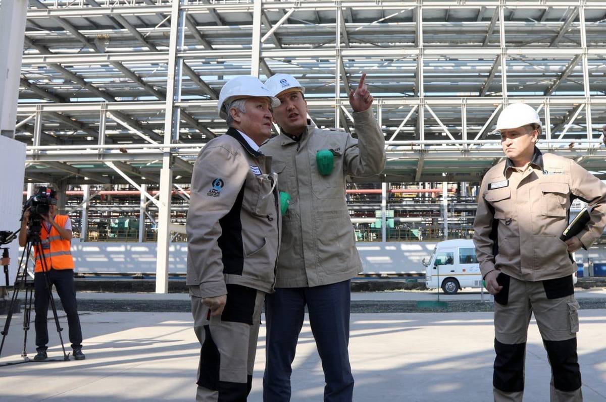 Магзум Мирзагалиев посетил Атырауский нефтеперерабатывающий завод