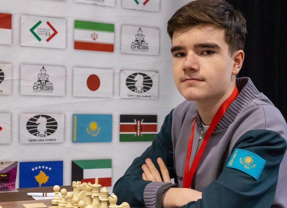 Будущий гроссмейстер Эдгар Мамедов. Фото шахмастиста