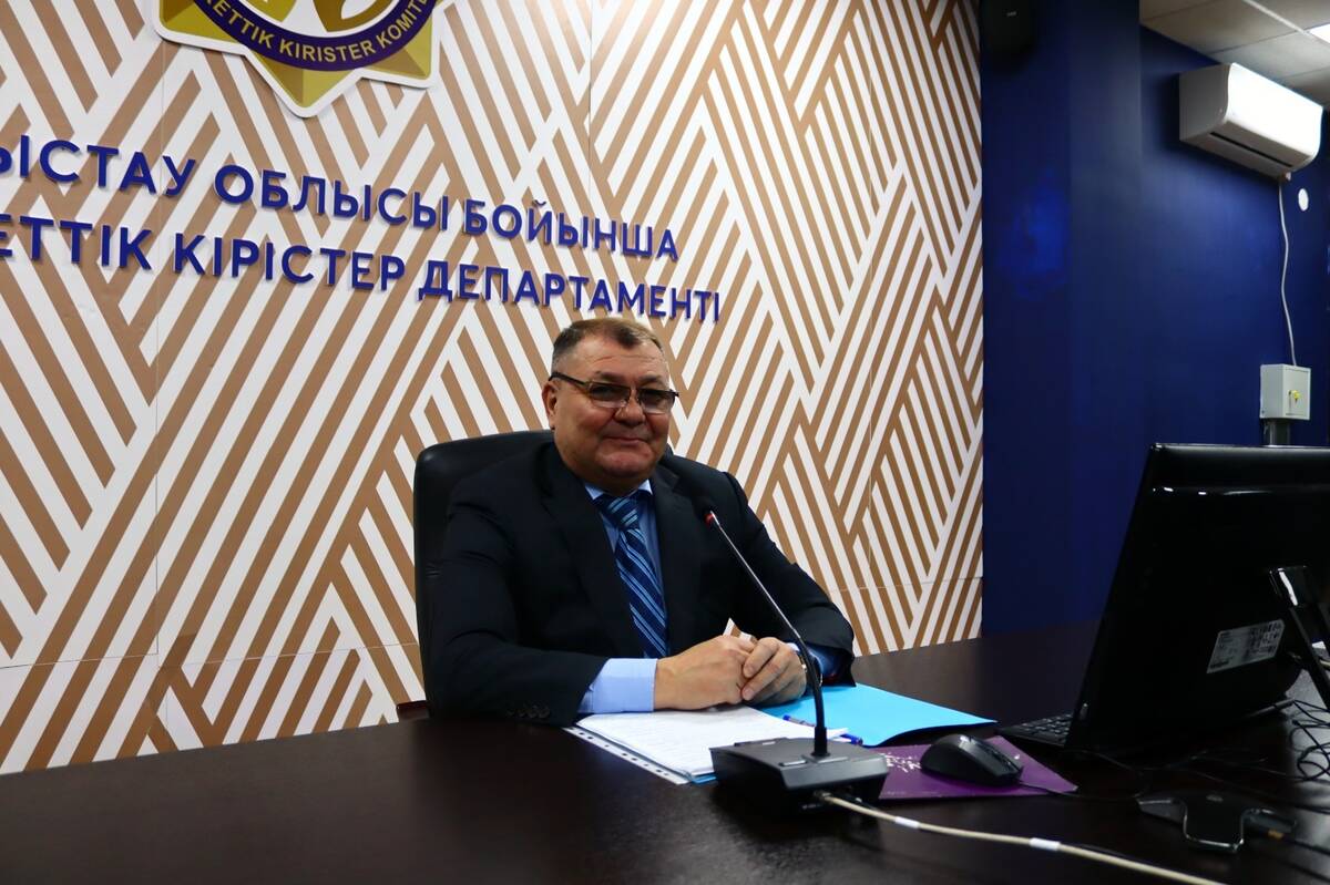 Заместитель руководителя департамента государственных доходов по Мангистауской области Ербол Утеев