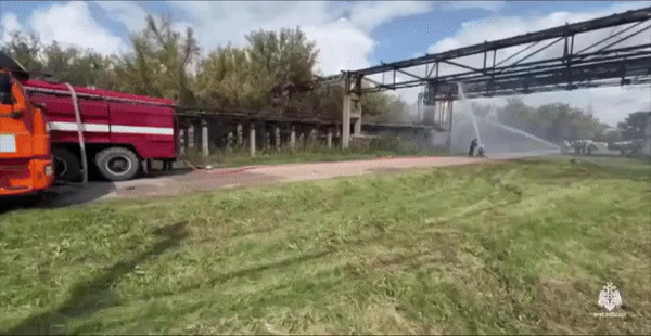 В России горит газопровод. ВИДЕО
