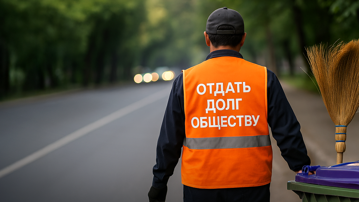 Вместо штрафа — уборка улиц: в Казахстане вводят новое наказание за повторные нарушения