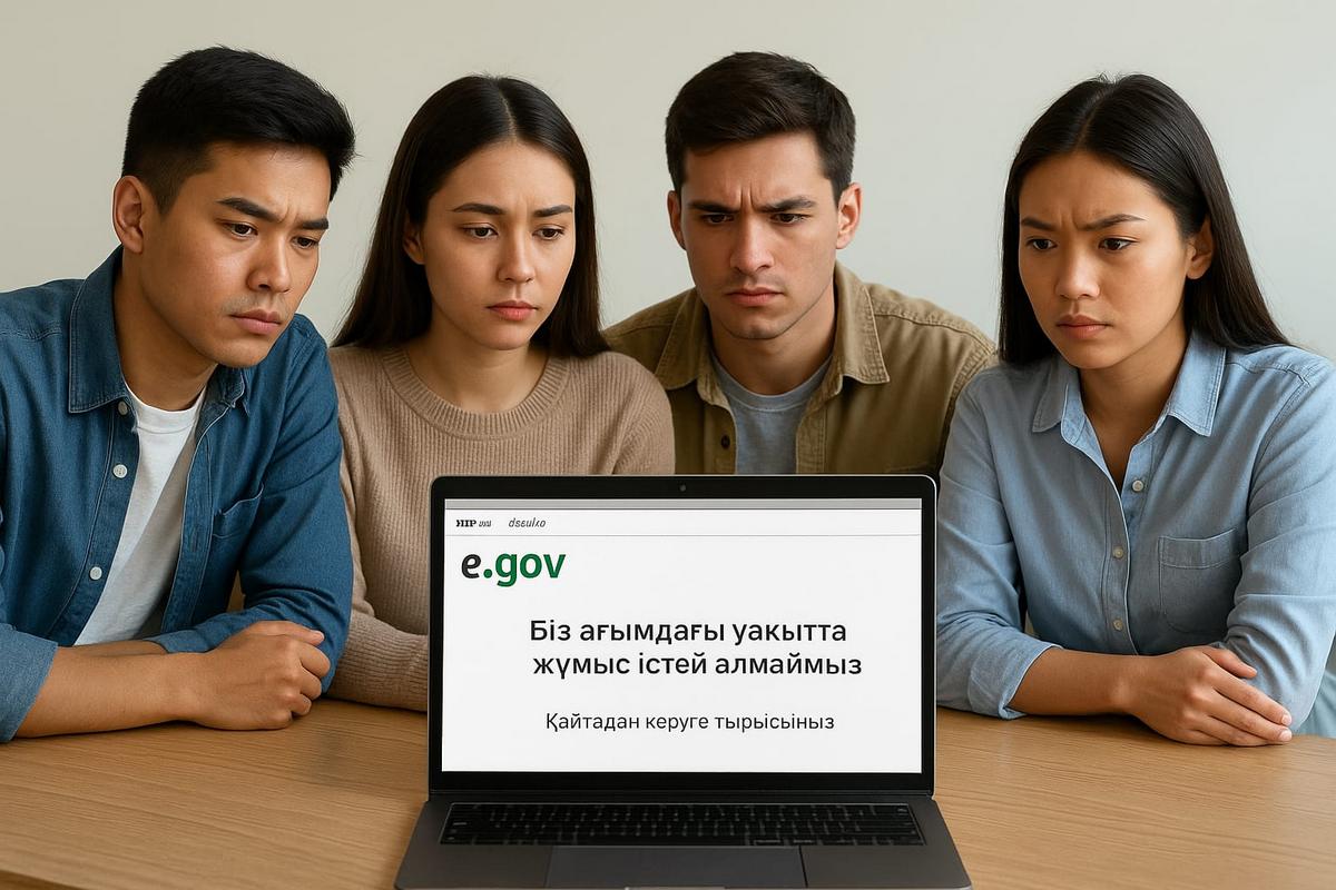 Из-за сбоя на Egov у абитуриентов Мангистау возникли проблемы с подачей документов