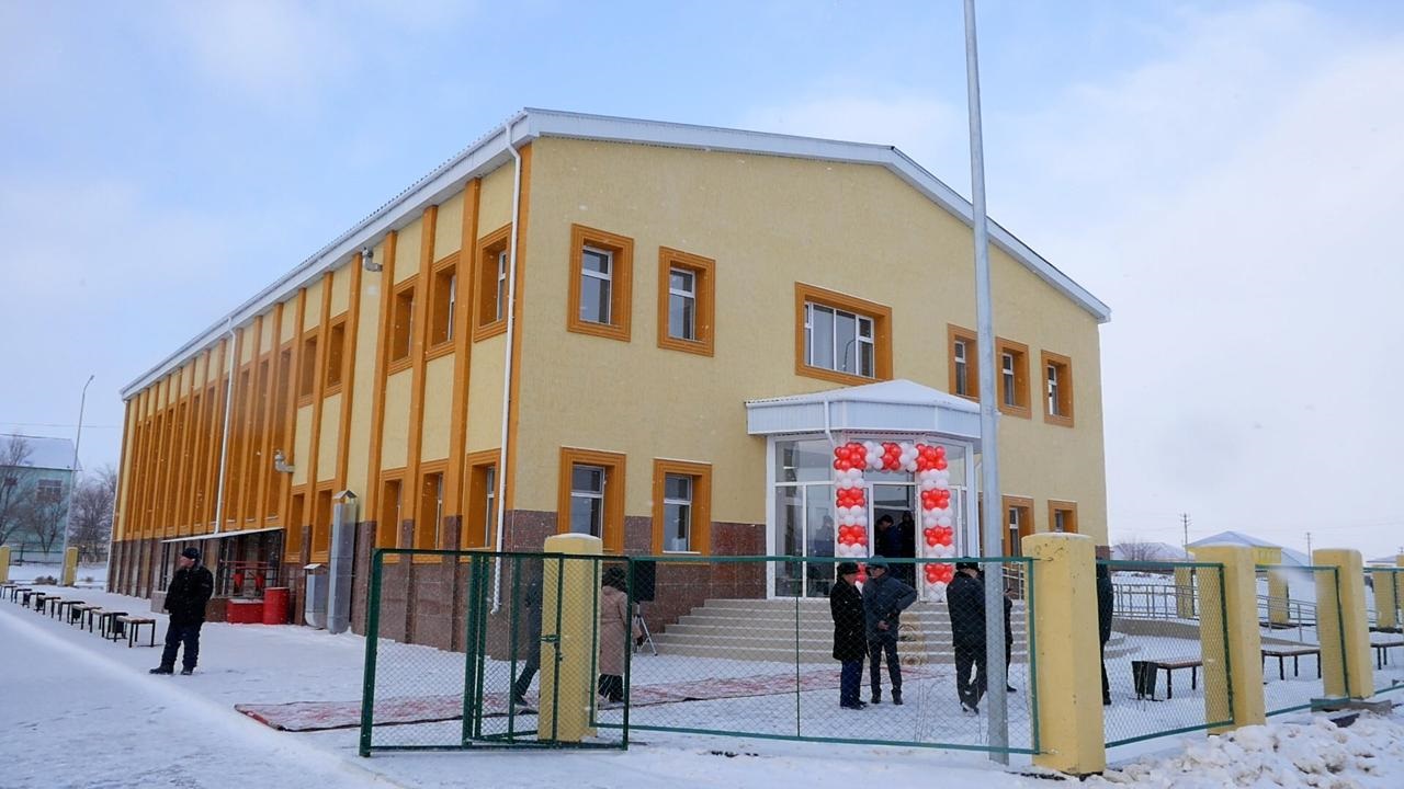 В селе Боранкул ко Дню Независимости введён в эксплуатацию новый спортивный зал