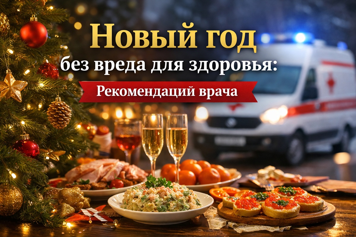 Новый год без вреда для здоровья: врач рассказала, как в праздник не стать жертвой похмелья и болей в желудке