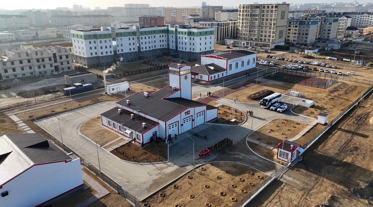 В Актау открылось новое пожарное депо