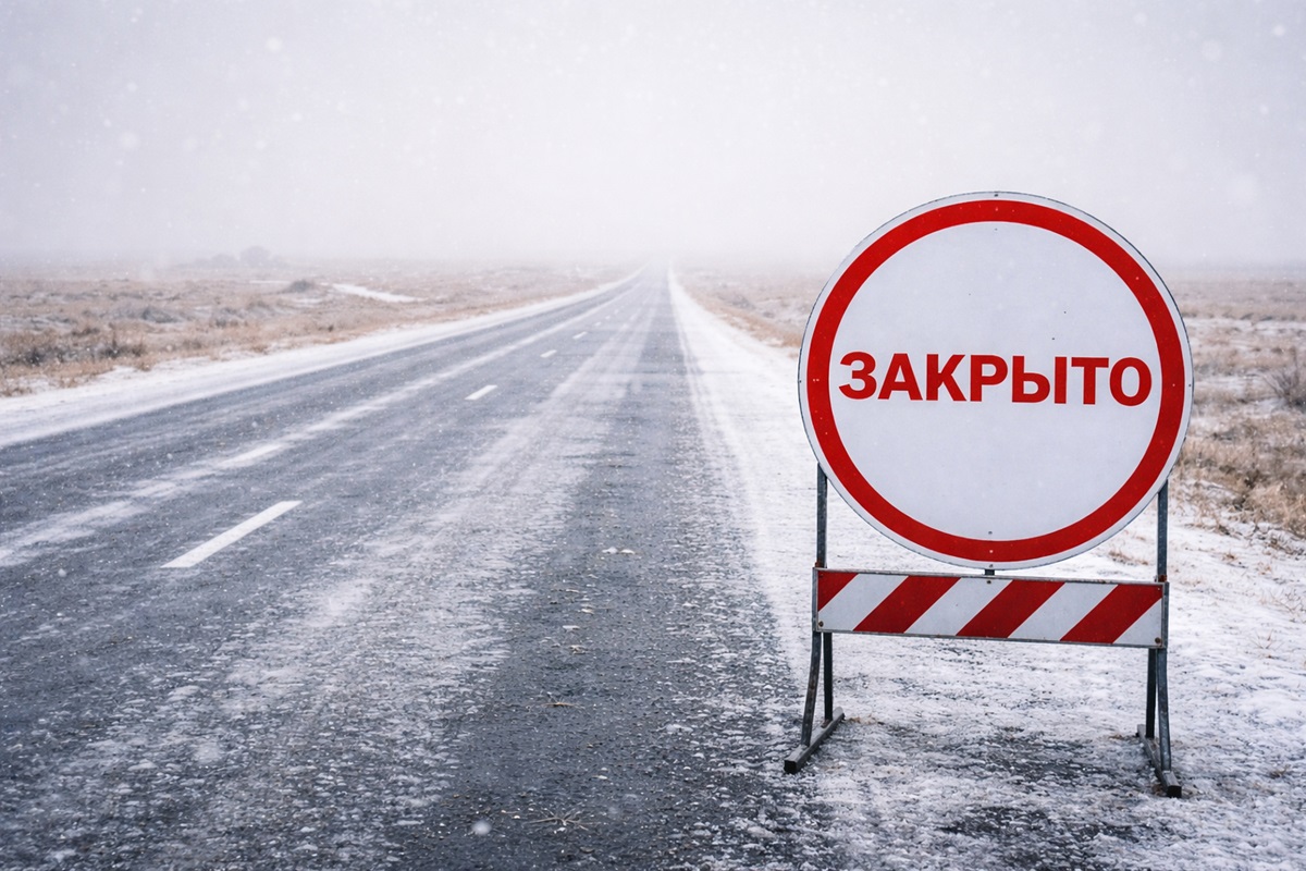 Из-за непогоды закрыта дорога Актау – Шетпе