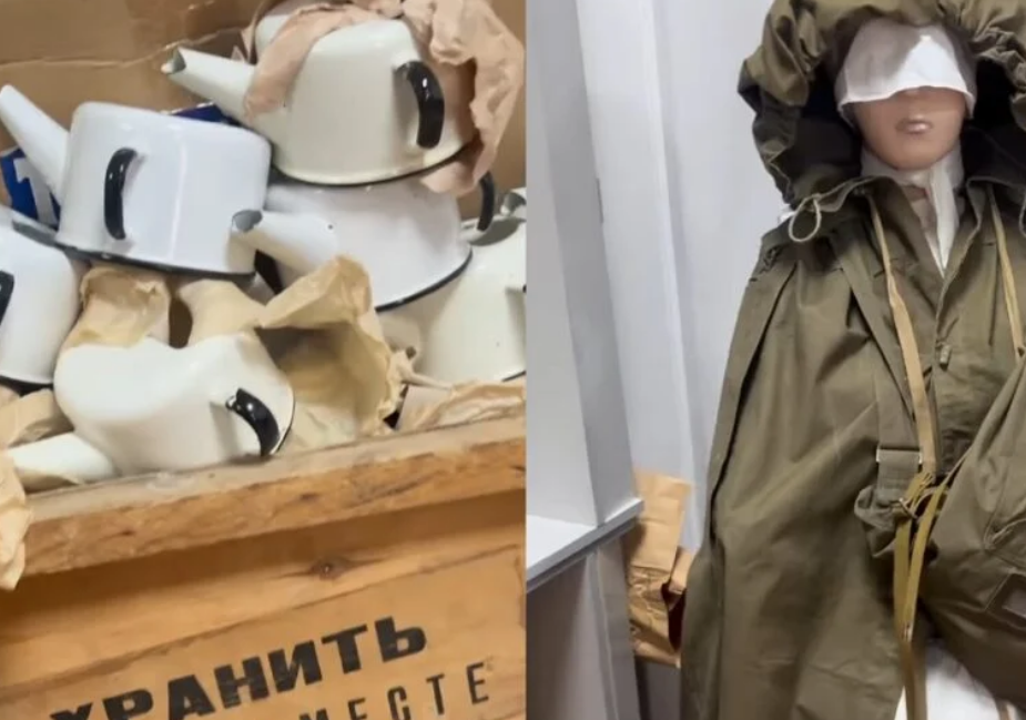 В Казахстане открылся уникальный магазин, где продают новые вещи из госрезерва СССР