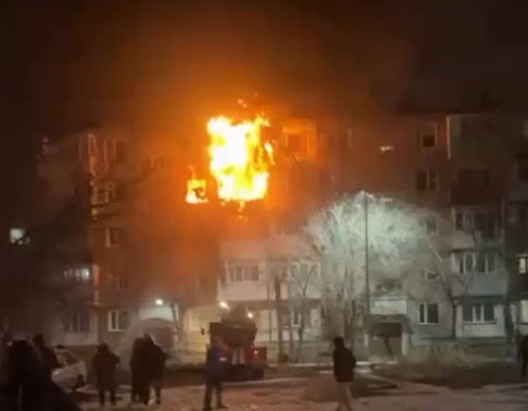 Во время чрезвычайного происшествия в Шахтинске пострадали пятеро полицейских (видео)