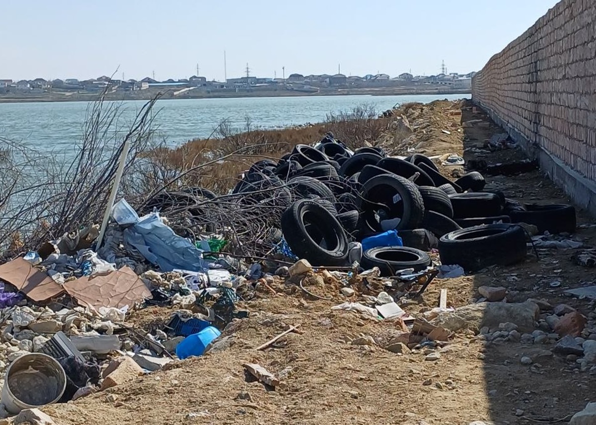 Заваленное мусором озеро Оймаша взяли под контроль власти