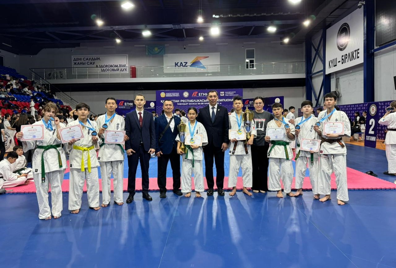 Сборная Мангистау завоевала медали на чемпионате Казахстана по киокушинкай