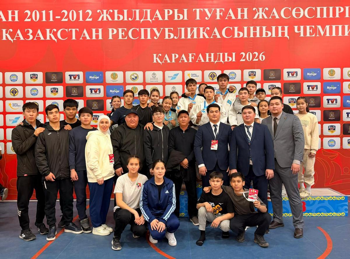 Дзюдоисты из Мангистау отличились на чемпионате страны
