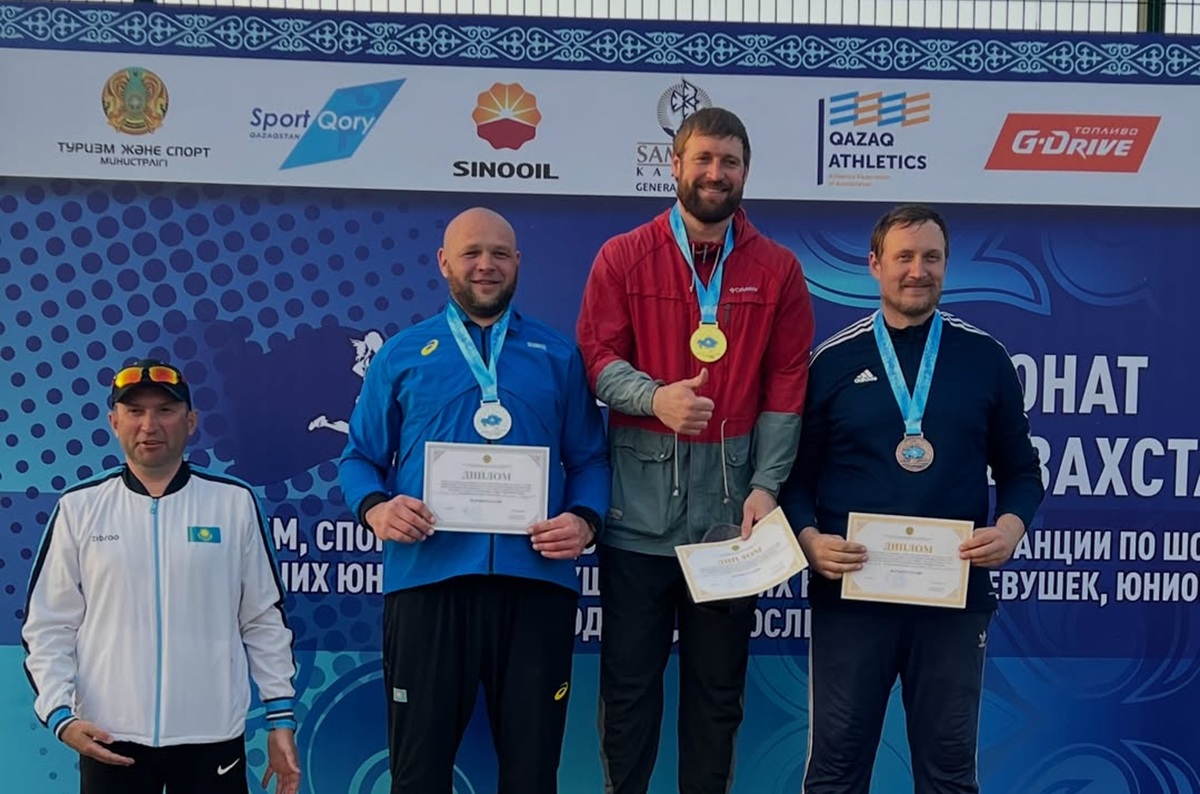 Спортсмены из Мангистау завоевали медали на ЧРК по видам метания, спортивной ходьбе и бегу