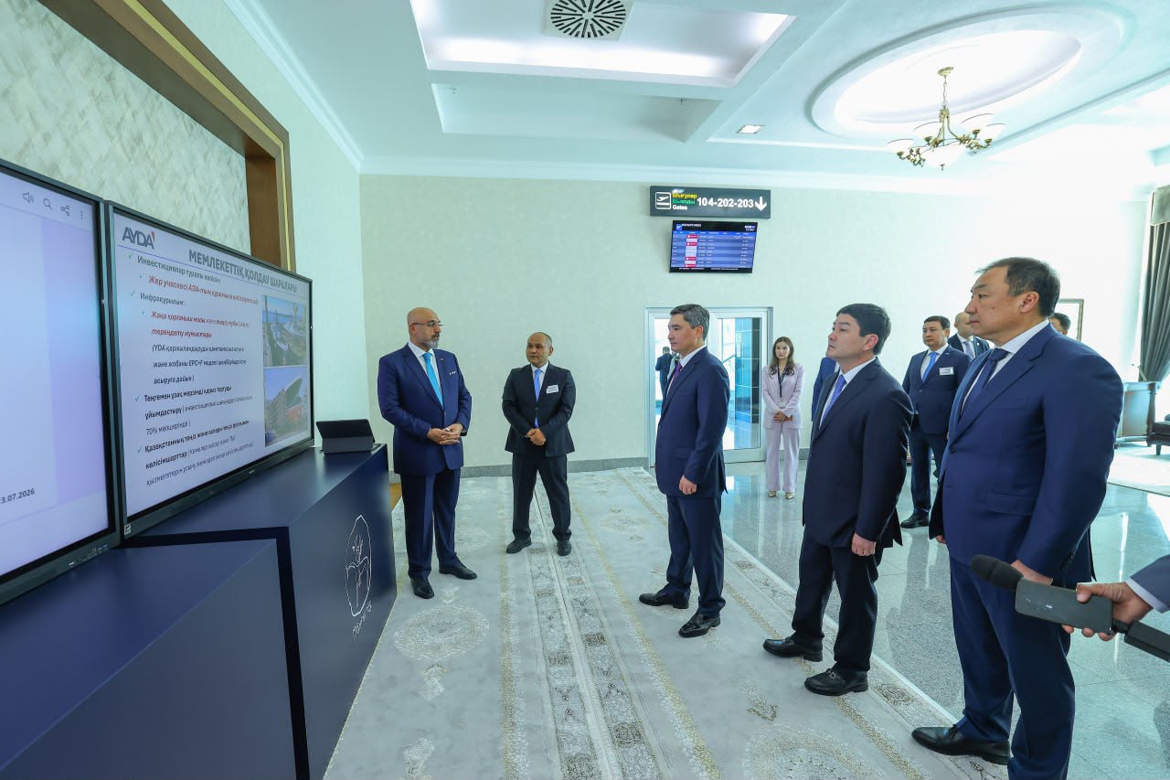 Премьер-министр проинспектировал в Мангистау проекты на триллион теңге: верфь, авиахаб и новый терминал в Курыке