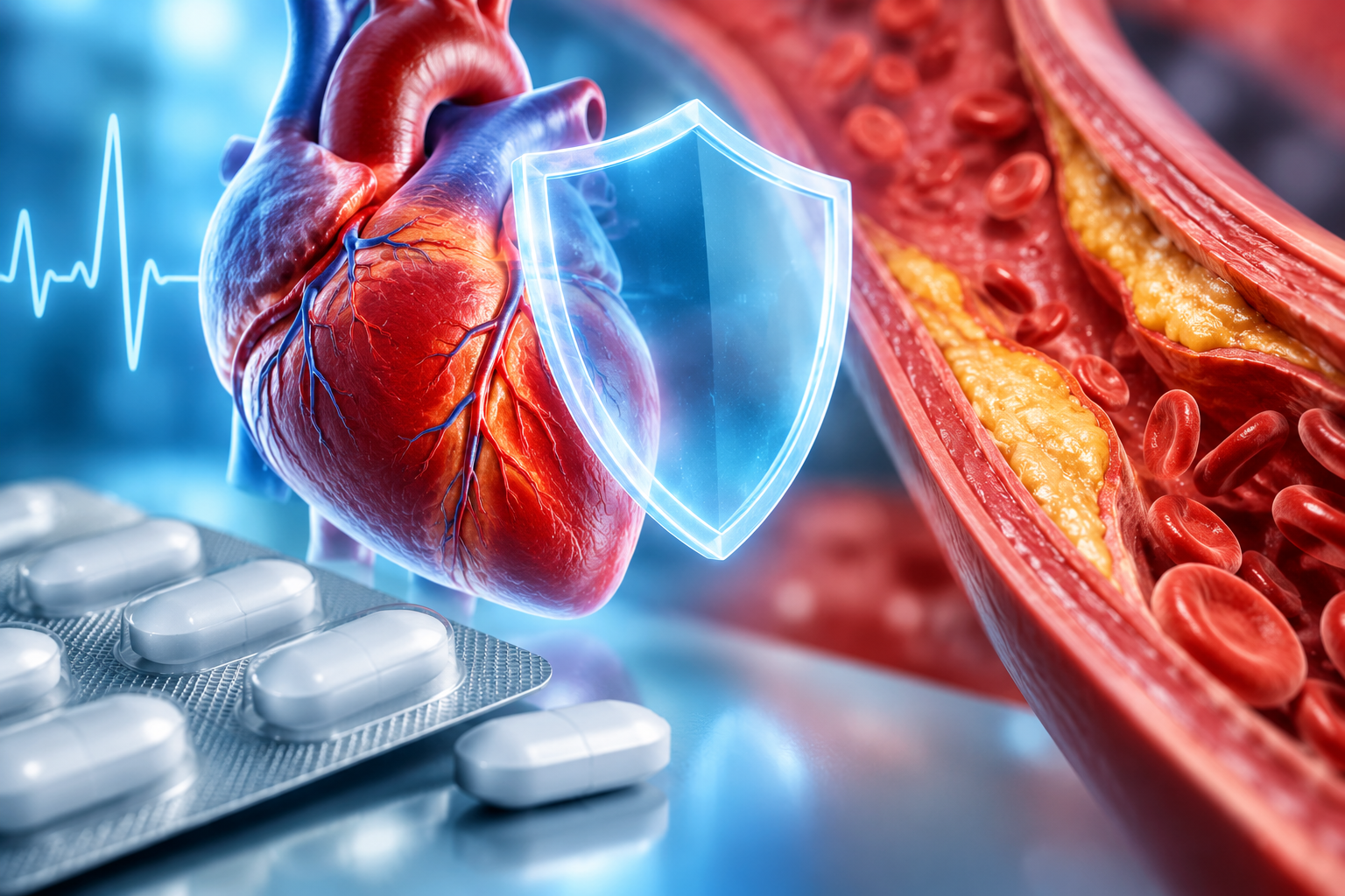 Cholesterol-lowering drug cuts heart attack, stroke, and death risk in high-risk patients